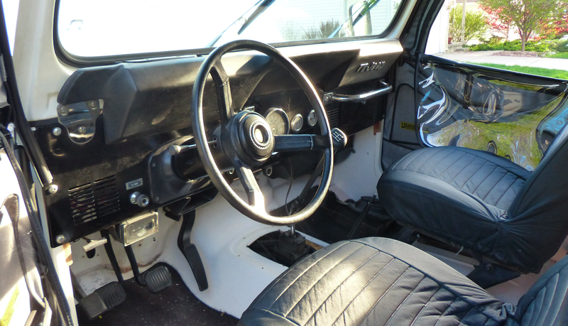The pedal and shifter look to be in in the right position. Ben plans to use the stock gauges.